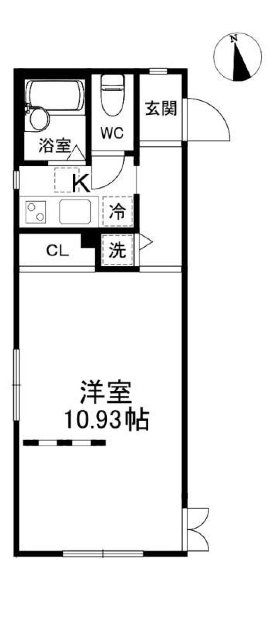 アズ中野レジデンス　201号室の間取り図