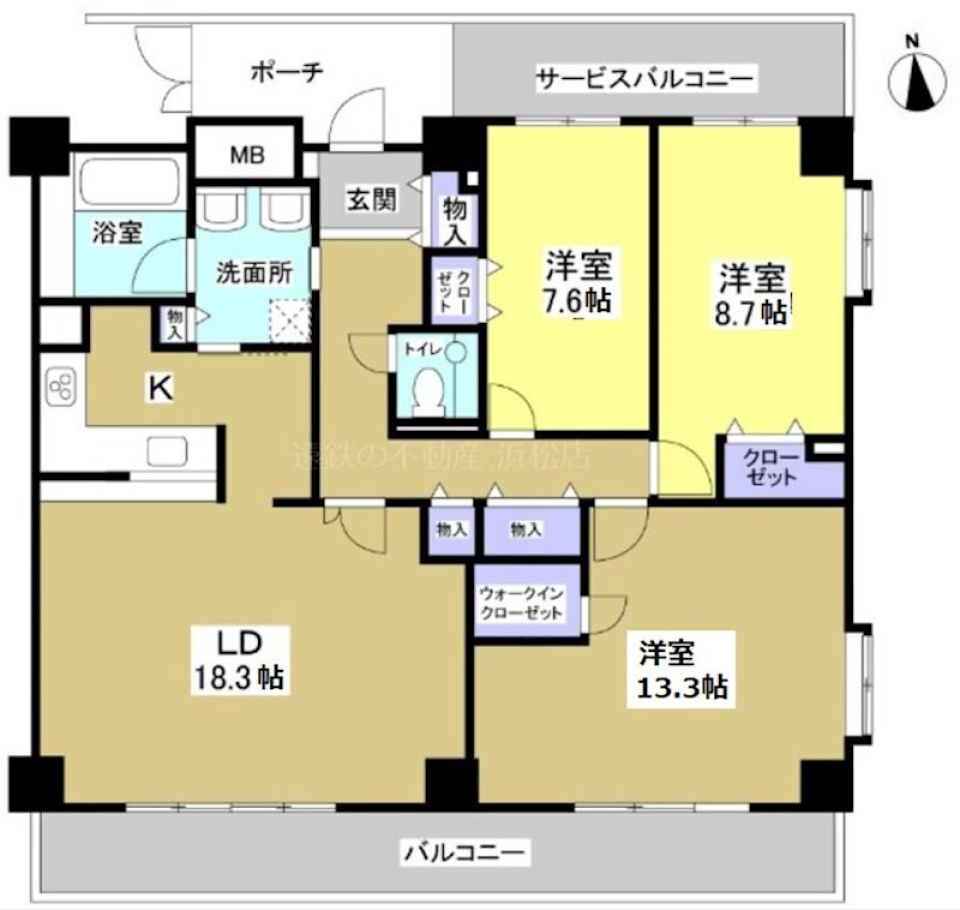 みんな浜松駅に集合！の間取り図