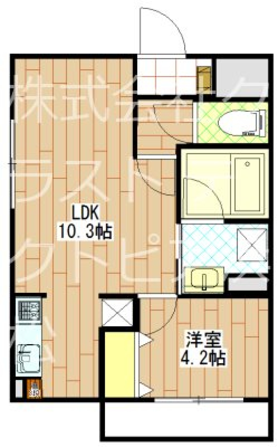 ユーフォリア ライフの間取り図