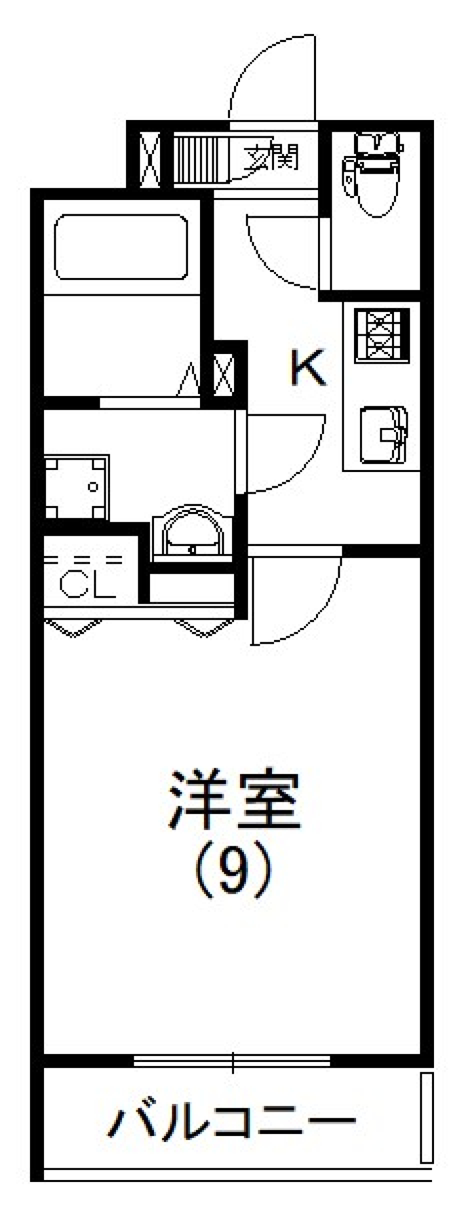 駅近のセカンドオフィスの間取り図