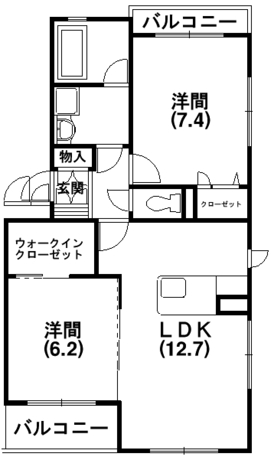 ほっこり、ポカポカの間取り図