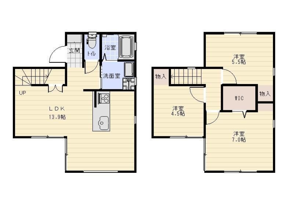 佐鳴湖からの春風［戸建］の間取り図