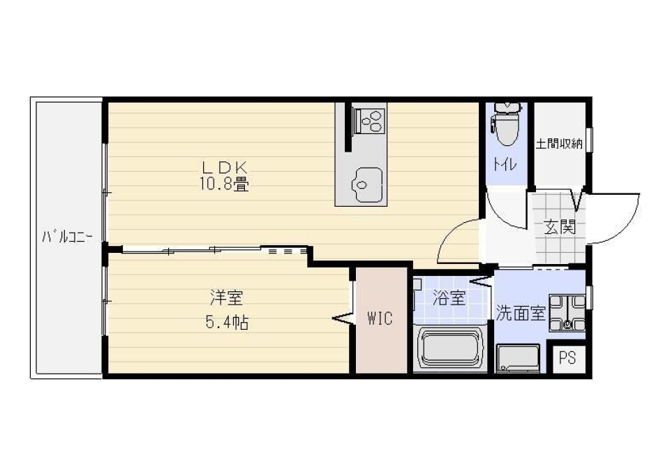 シンプルに住まうの間取り図