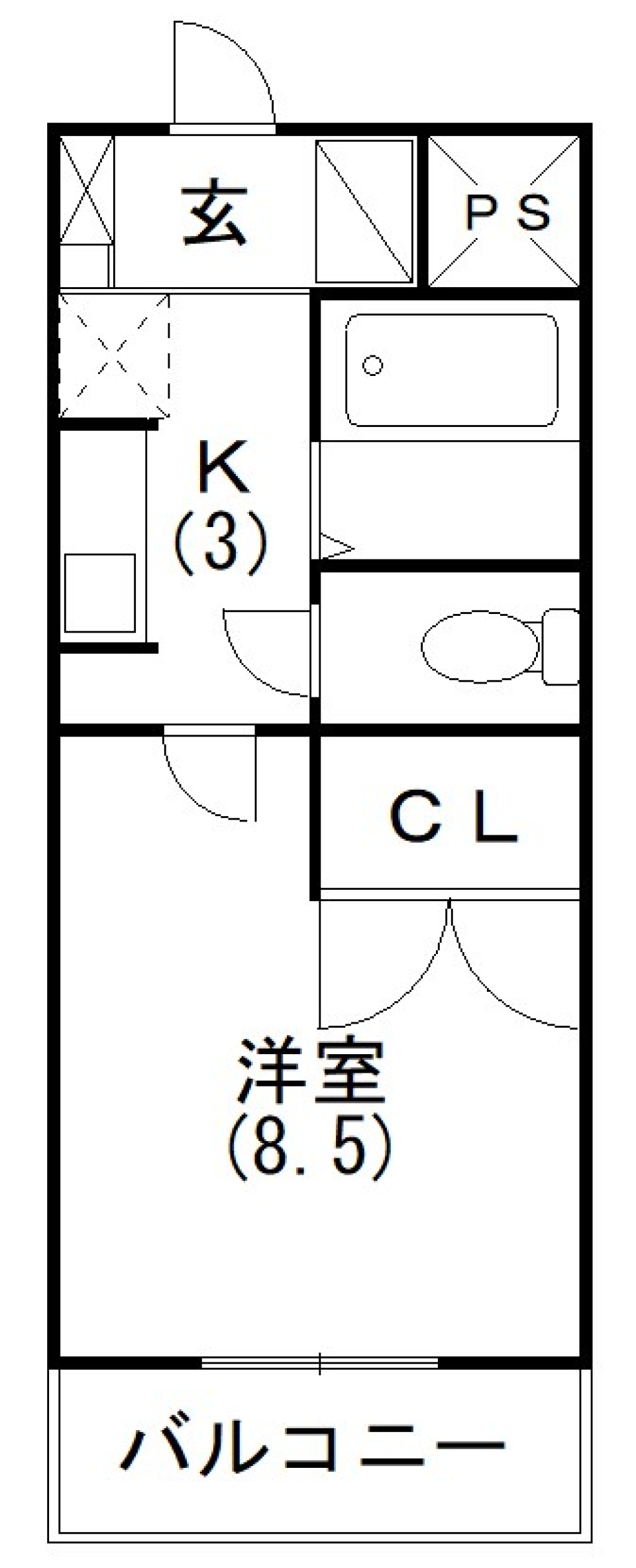  Only my spaceの間取り図