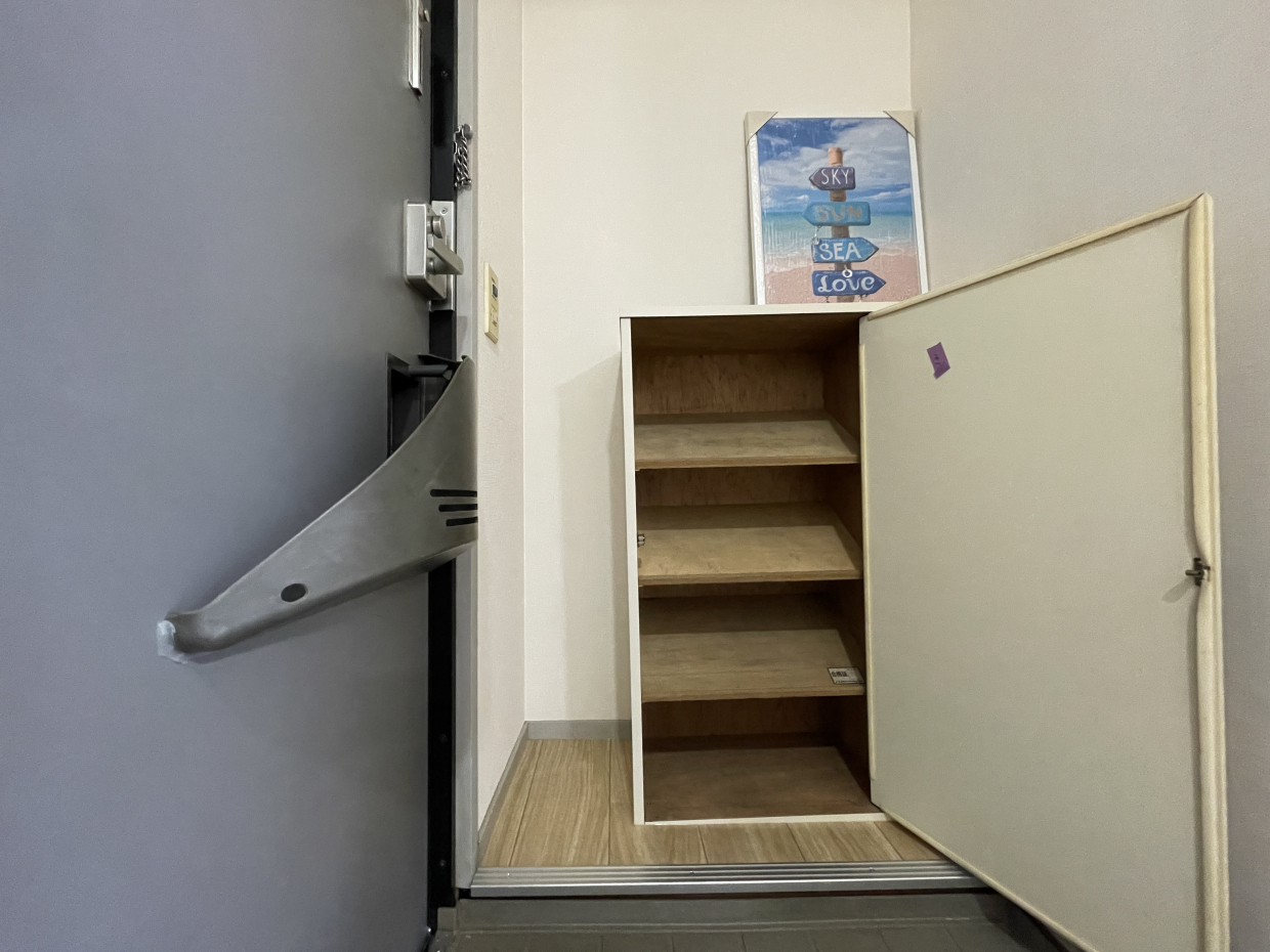 靴箱もお1人様向け