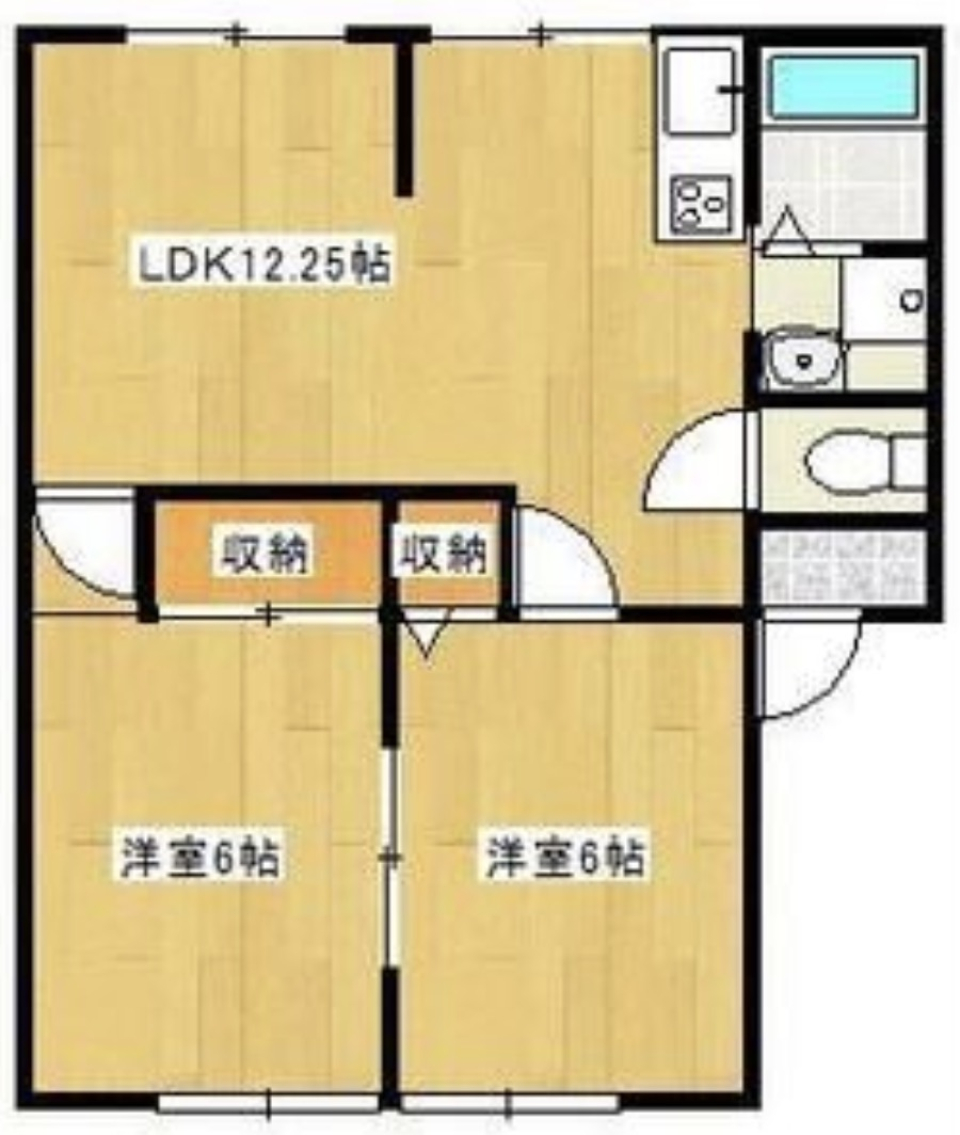 コーポミズシマ　102号室の間取り図