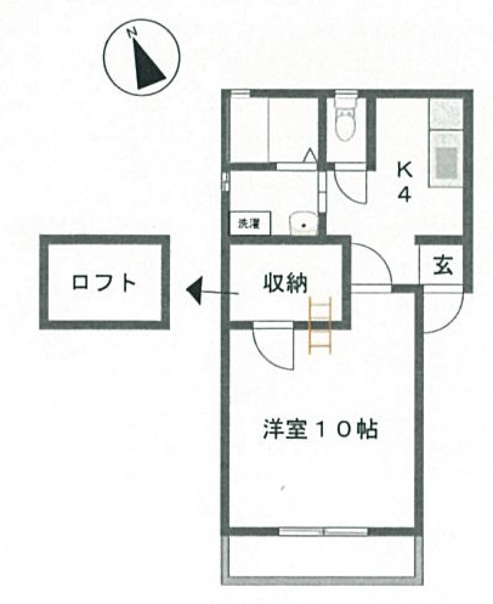 箱の中身はなんだろな？の間取り図