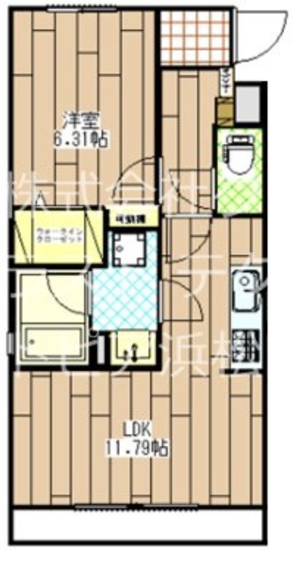 同棲カップルの味方の間取り図