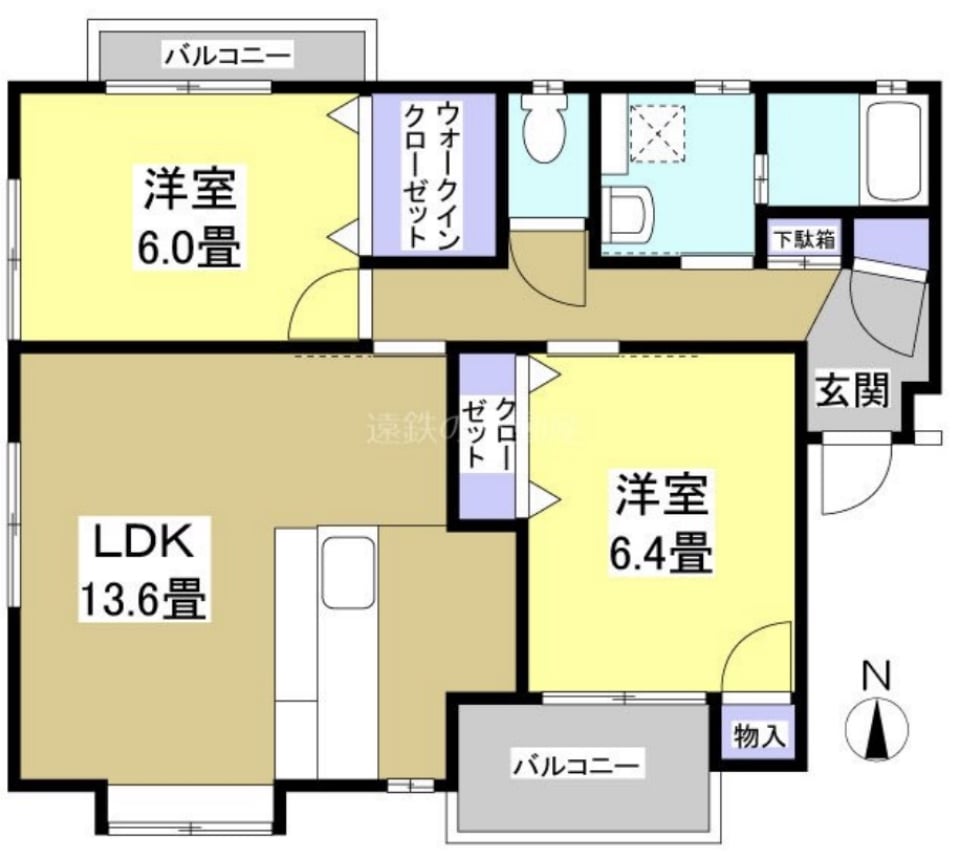 不思議の国へようこそ［ペット可］の間取り図