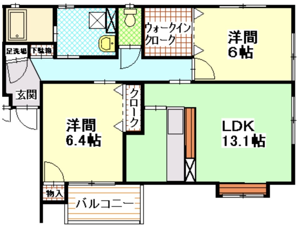 ワンニャンファーストなおうち［ペット可］の間取り図