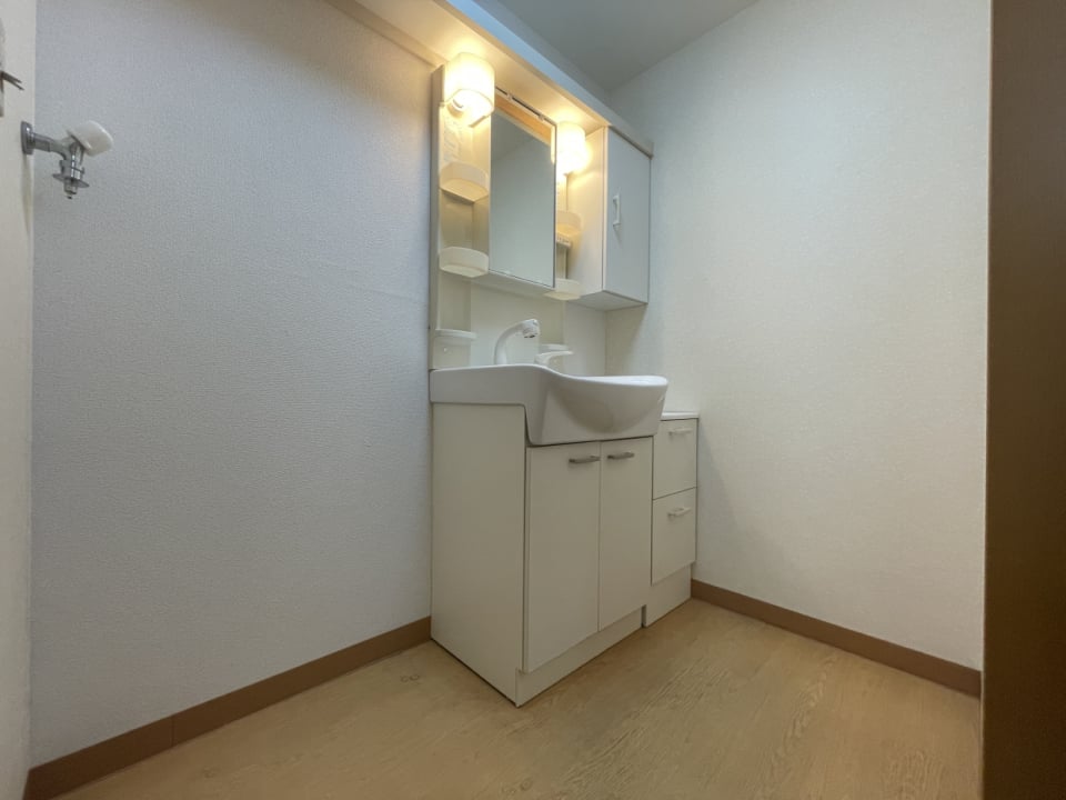 脱衣所はやや広め
