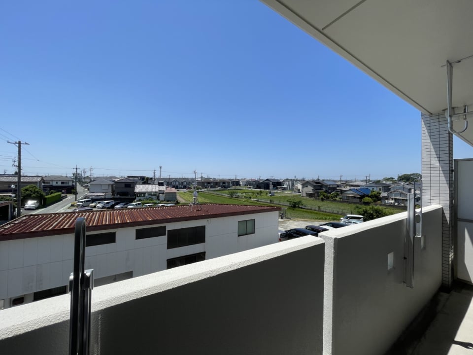 空が広い