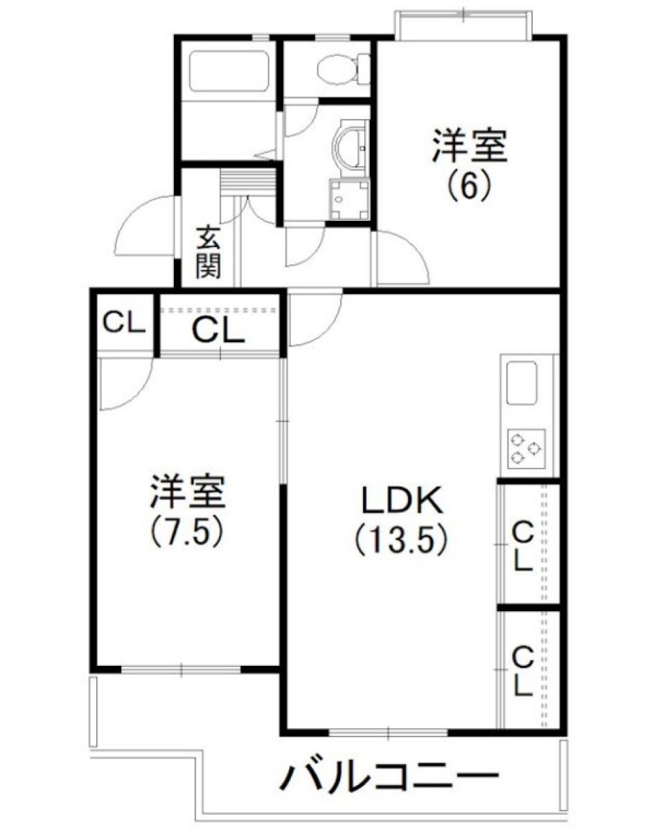 川のせせらぎに耳をすましての間取り図