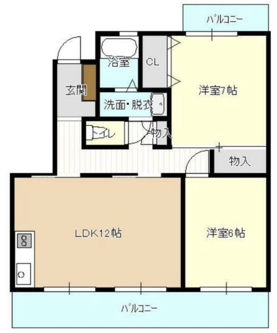 気分はアジアンリゾートの間取り図