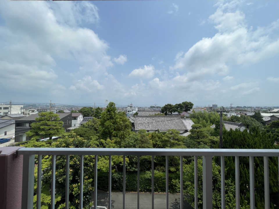 最上階である4階なので、視界を遮るものもなく見晴らしがいい