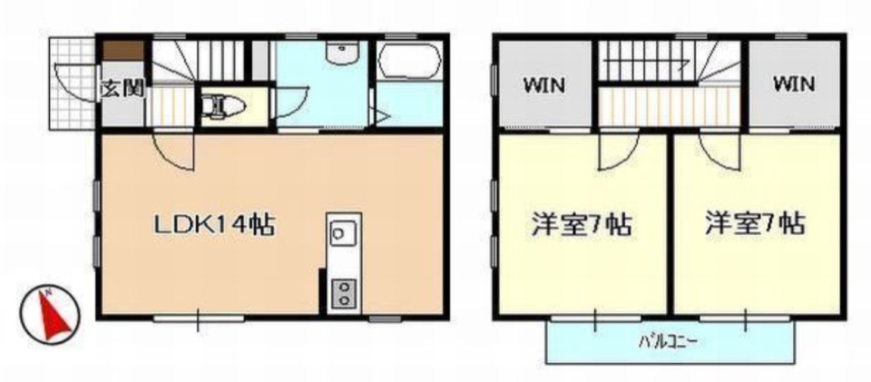 のびのび大きくなあれの間取り図