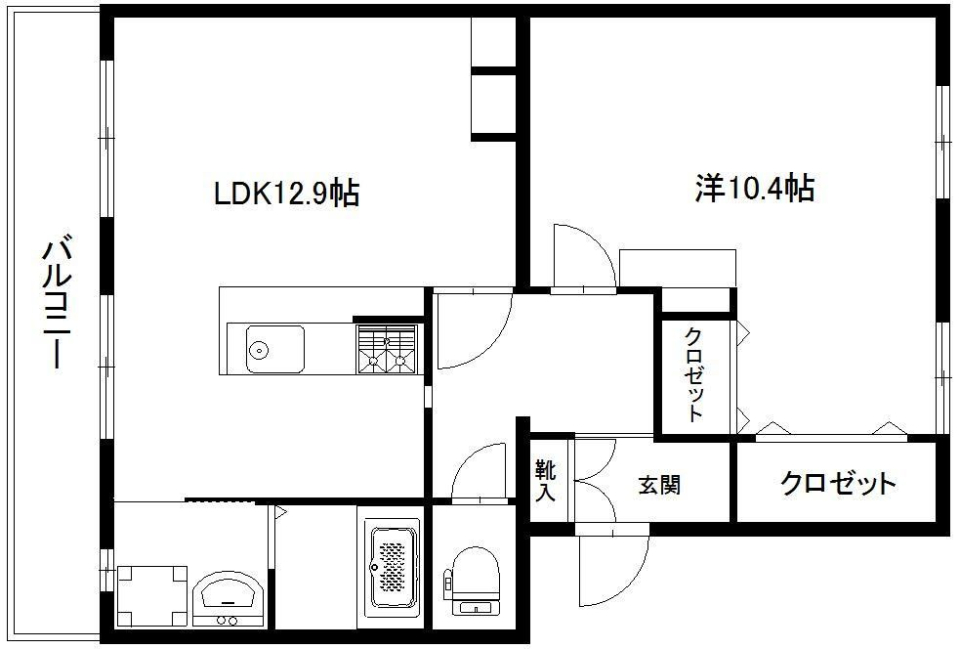 仲良しカップルへ贈るの間取り図