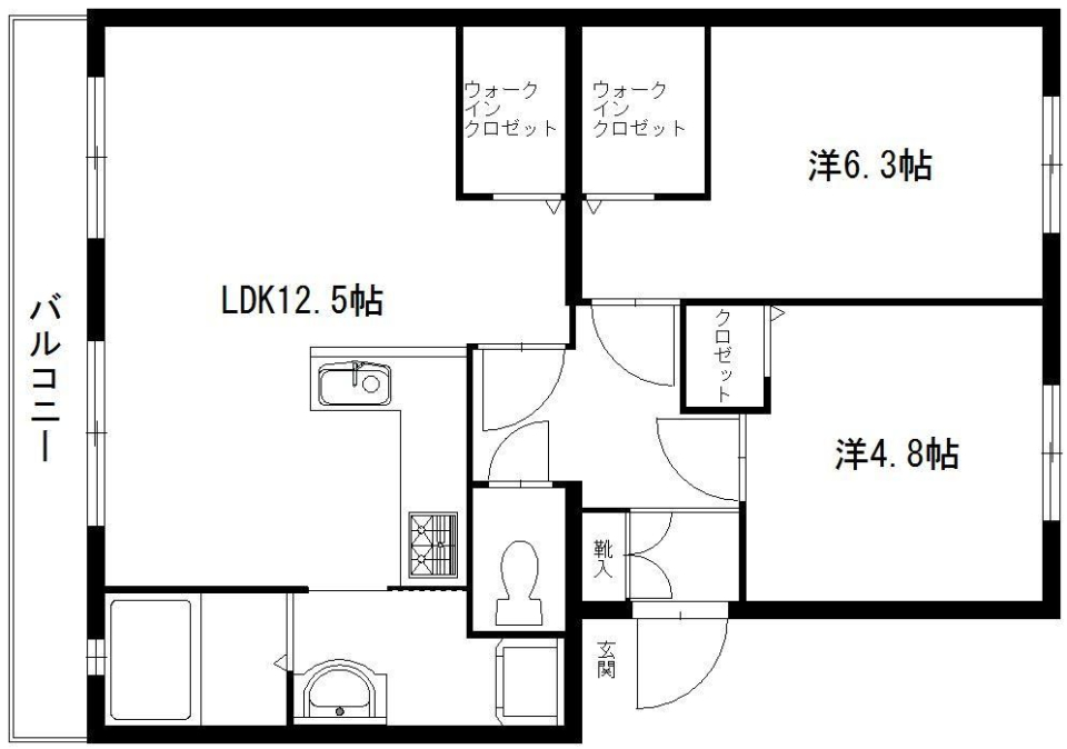 爽やかな風が吹く 〜Blue & White〜の間取り図