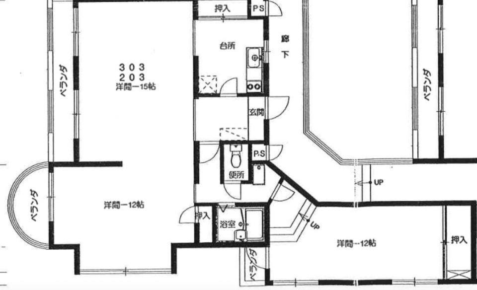 横から見たブーツ［ペット可］の間取り図