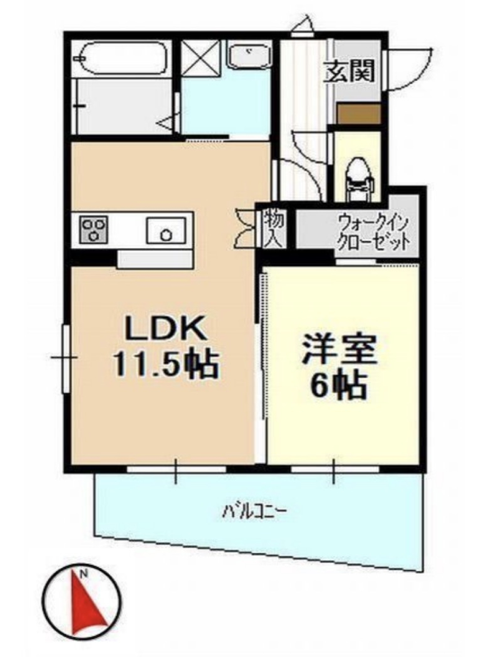 White&Green 〜愛しの乾太くん〜の間取り図