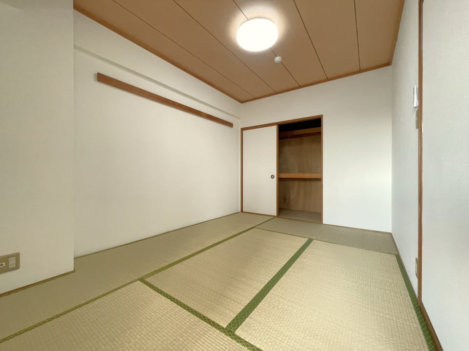 和室は6帖。押し入れ付きです