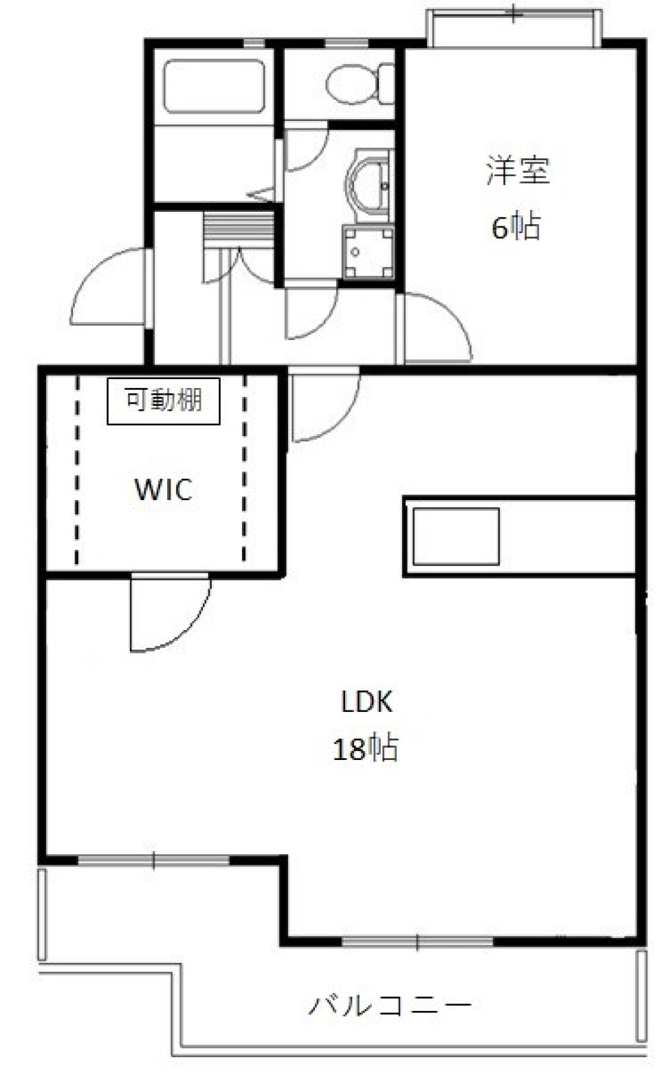 つなげて広がるの間取り図