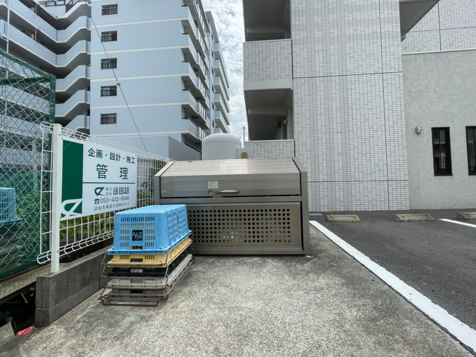 敷地内ゴミ捨て場は忙しい朝に嬉しい