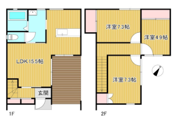 82.5㎡のゆったり3LDK