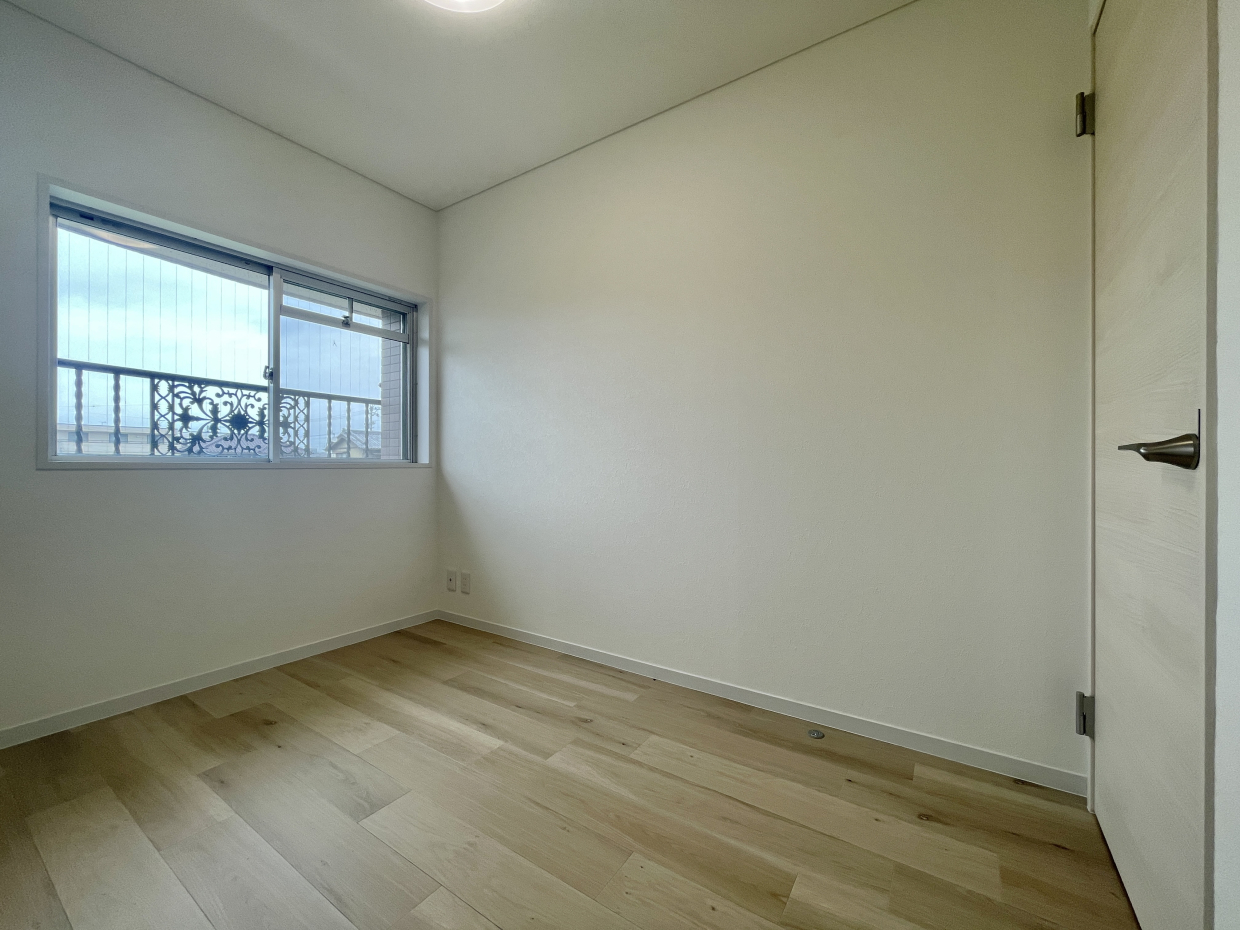 約5帖の洋室。収納はありません