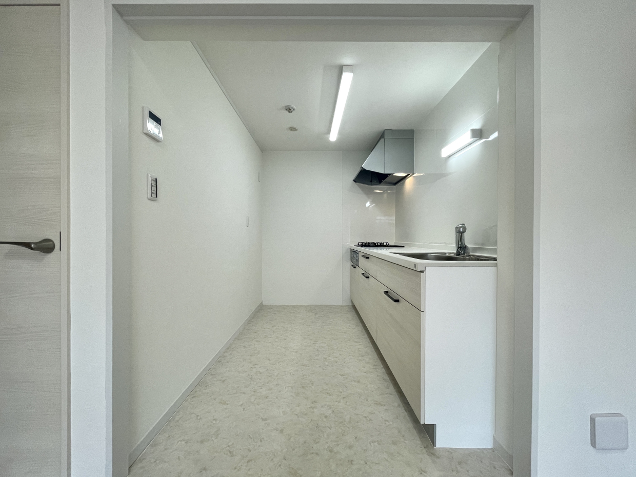 独立したキッチンスペース