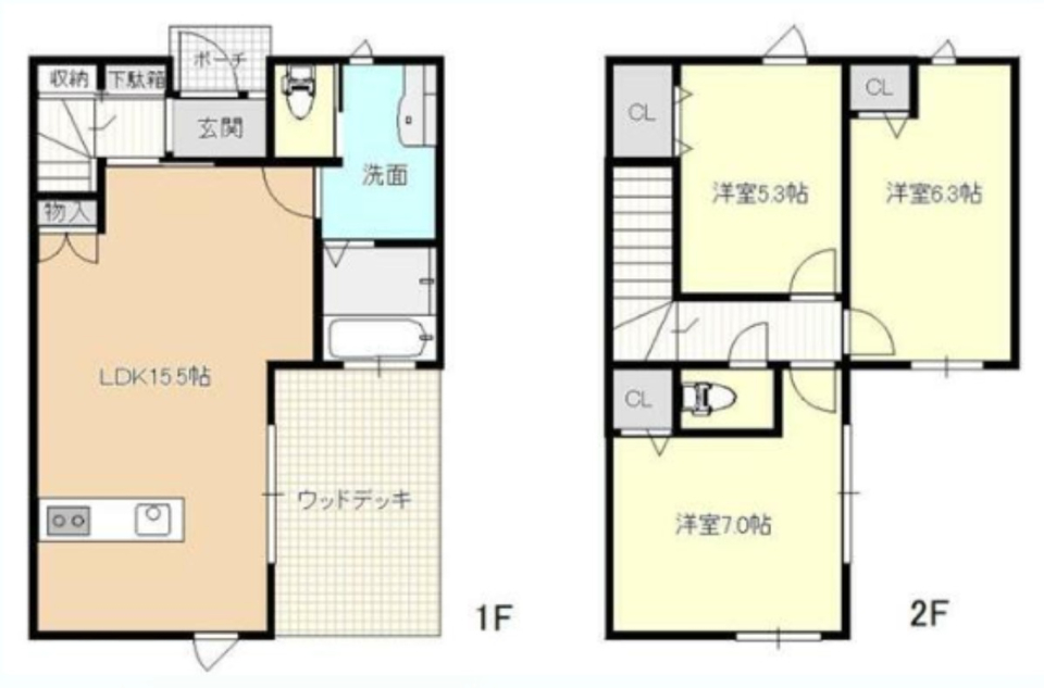 思いやりがいっぱい［戸建］の間取り図