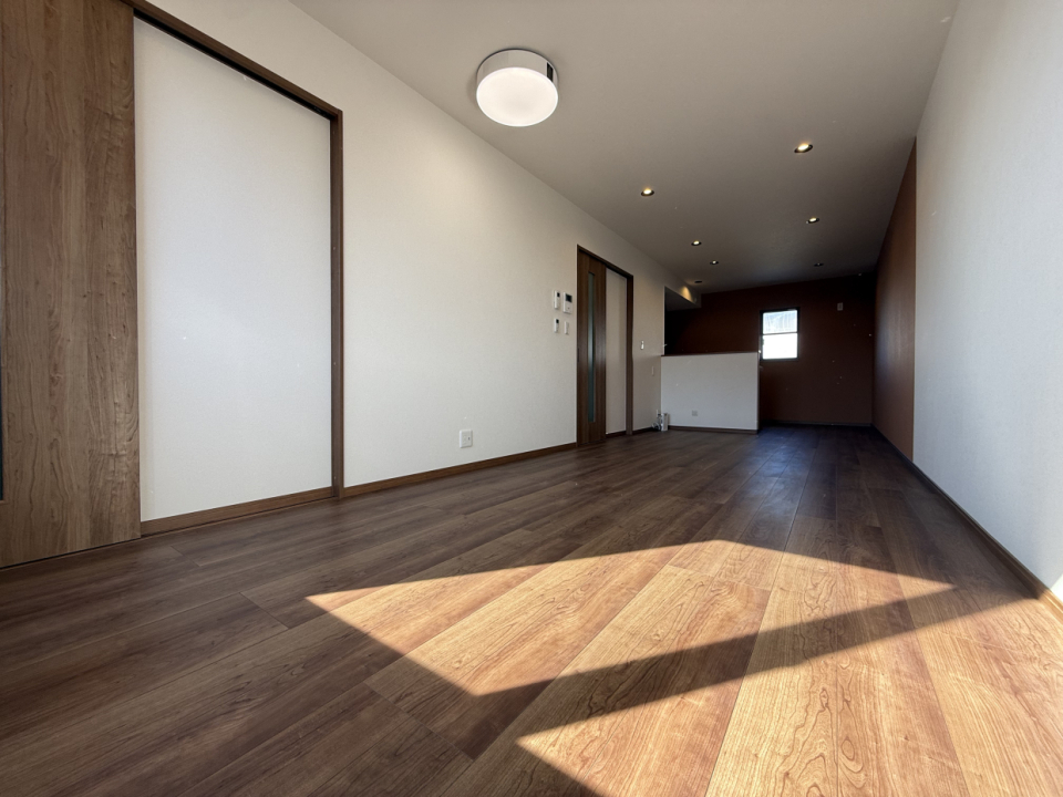 2階のリビングは16.6帖と超広々！