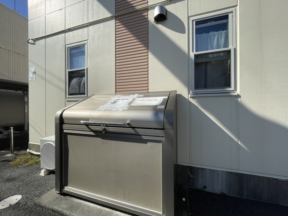 敷地内ゴミ置き場は忙しい朝の味方