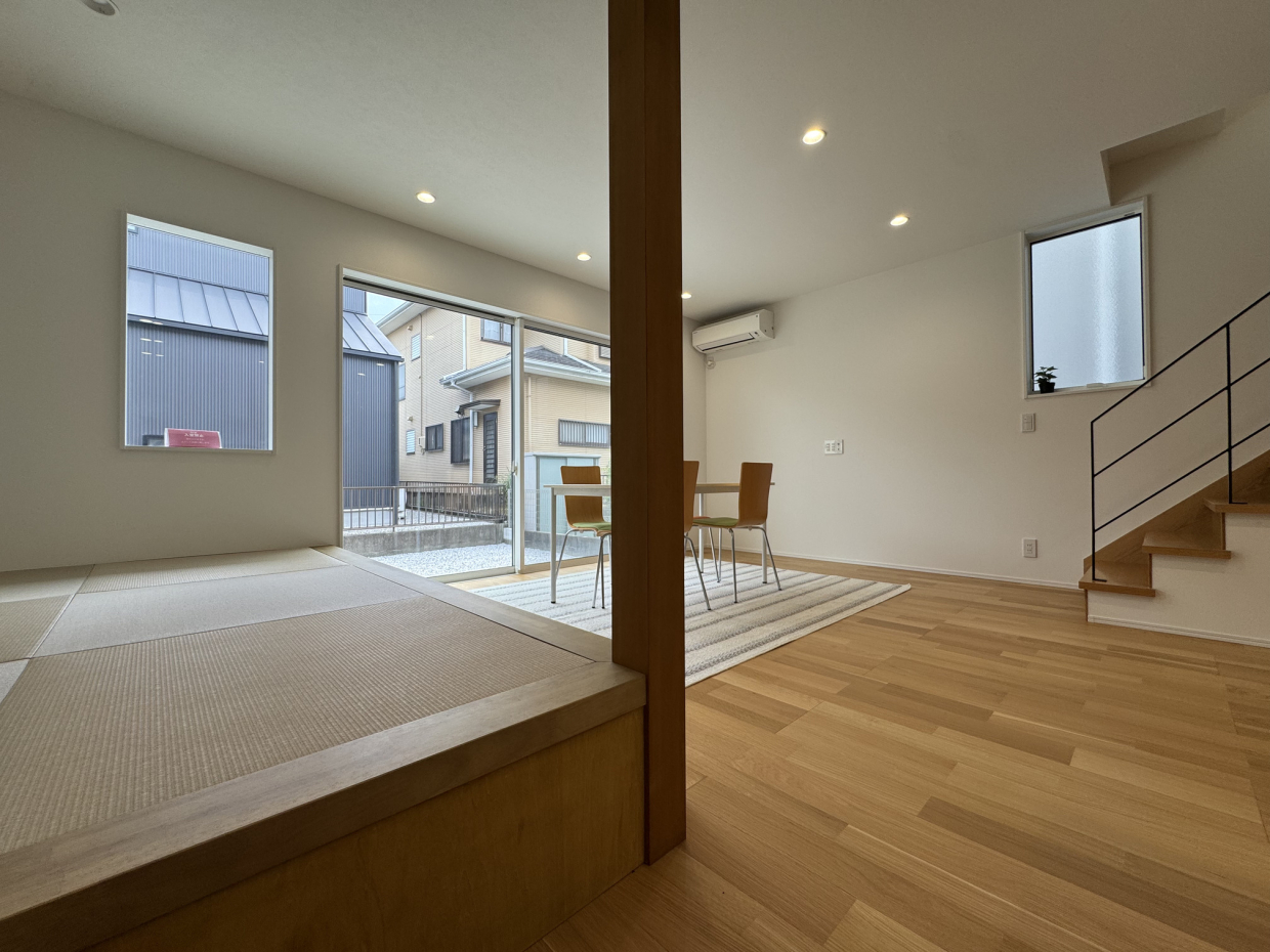 リビングの角にある畳コーナー