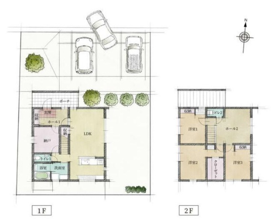 街並みがキレイって、住んでから大事だと気づくの間取り図