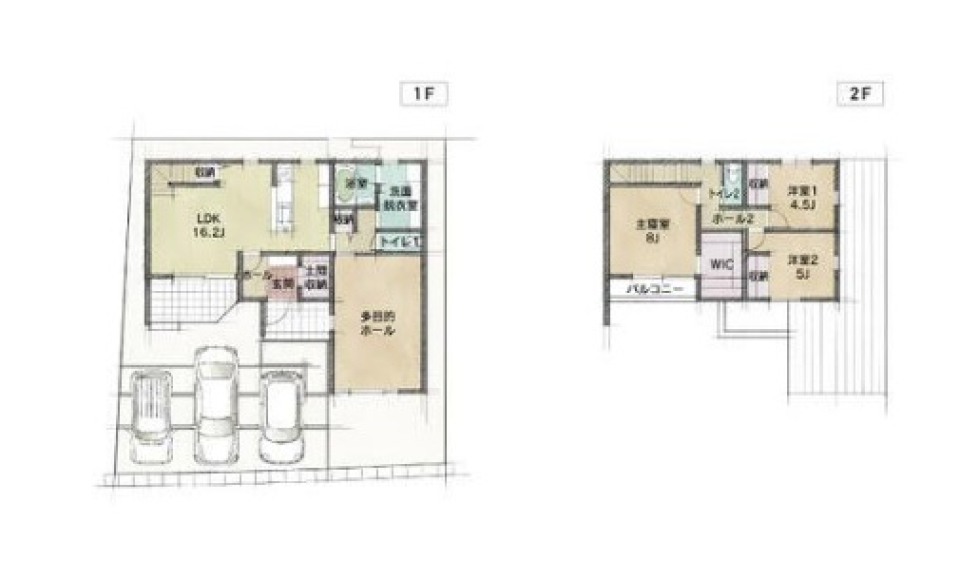 【売買物件】外観に一目惚れしての間取り図