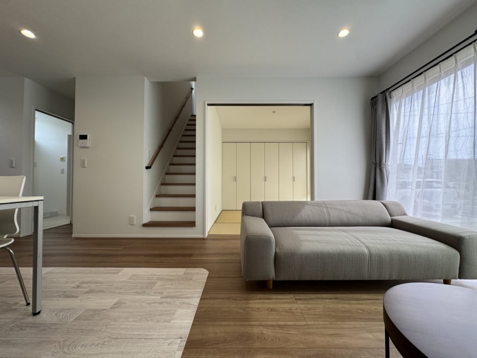 リビングはちょうど良い広さ