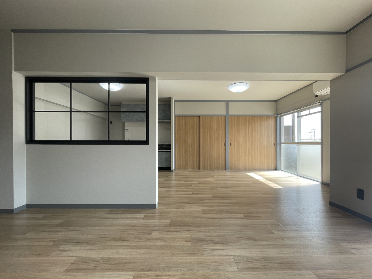 広いLDKとしても、LDKと個室としても使える間取り