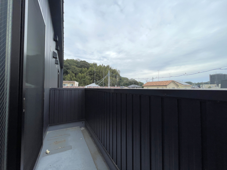 お部屋の外にはバルコニー