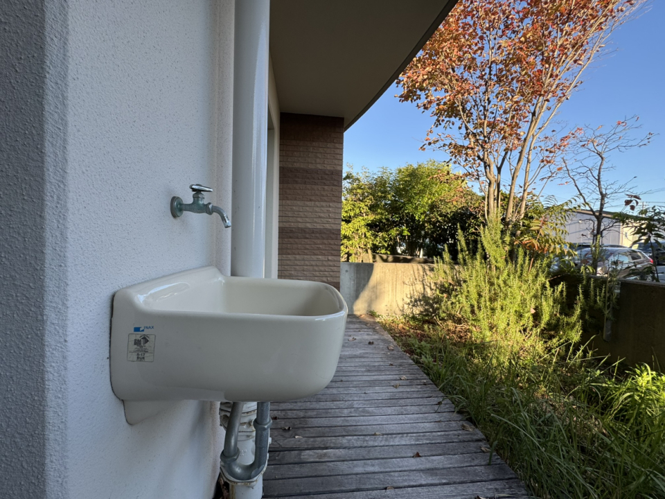 スロップシンクも付いている