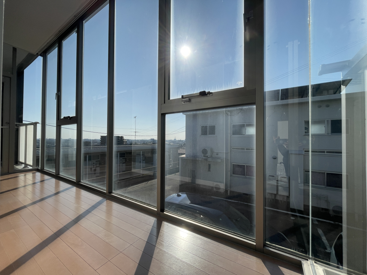 内と外の境界が曖昧に感じるくらい開放的