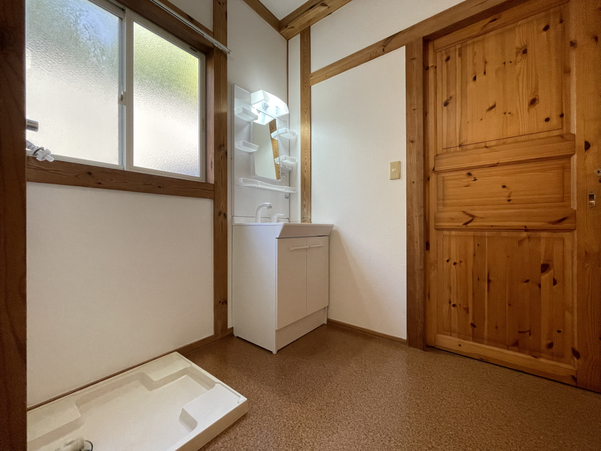 ゆとりの洗面スペース