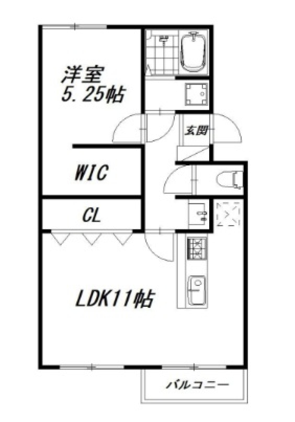 守られながら暮らす５０平米の余裕の間取り図