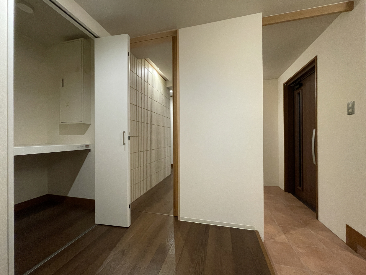 玄関横にはゆったり設計の土間収納