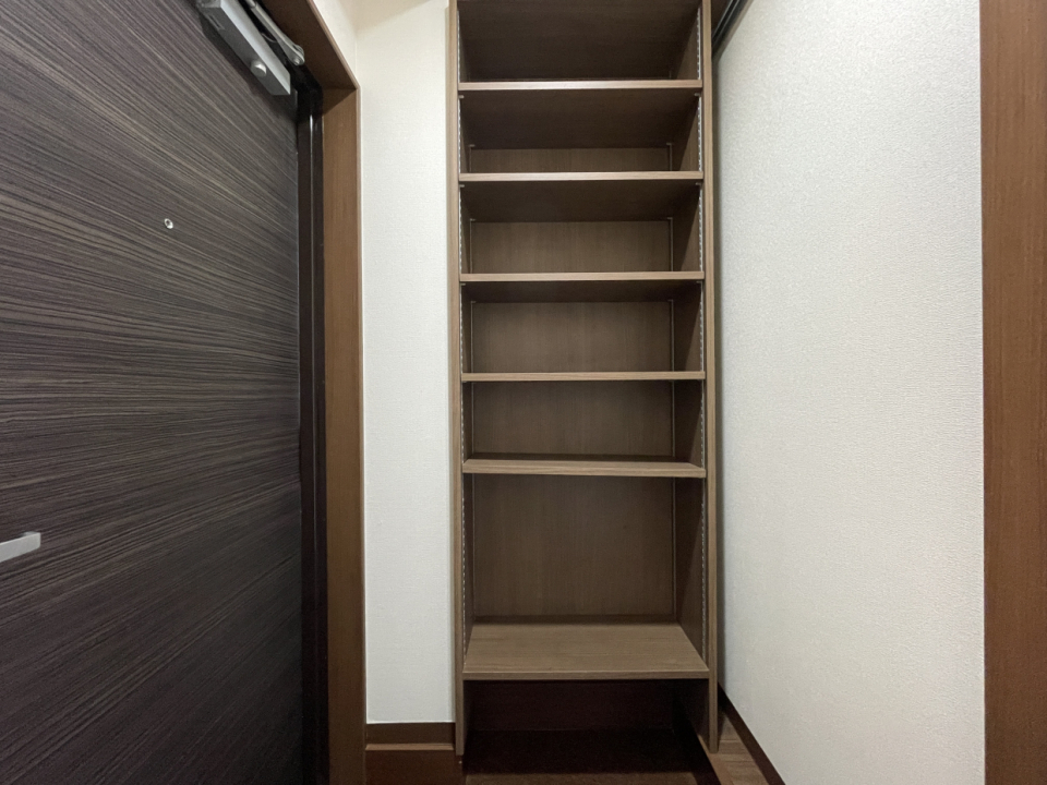 シューズボックスはオープンタイプ