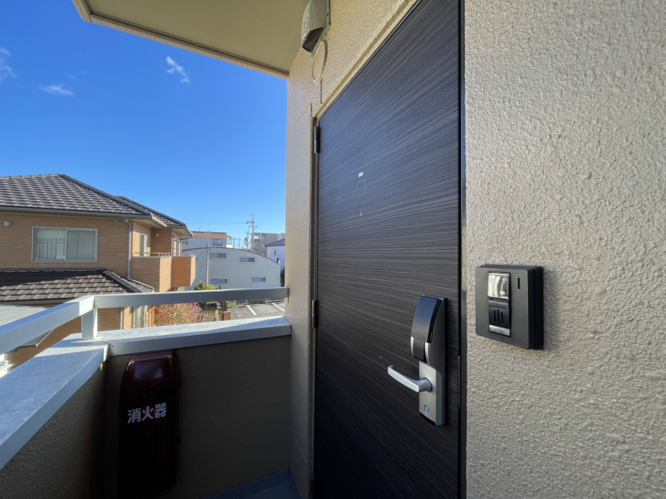 2階突き当りの角部屋