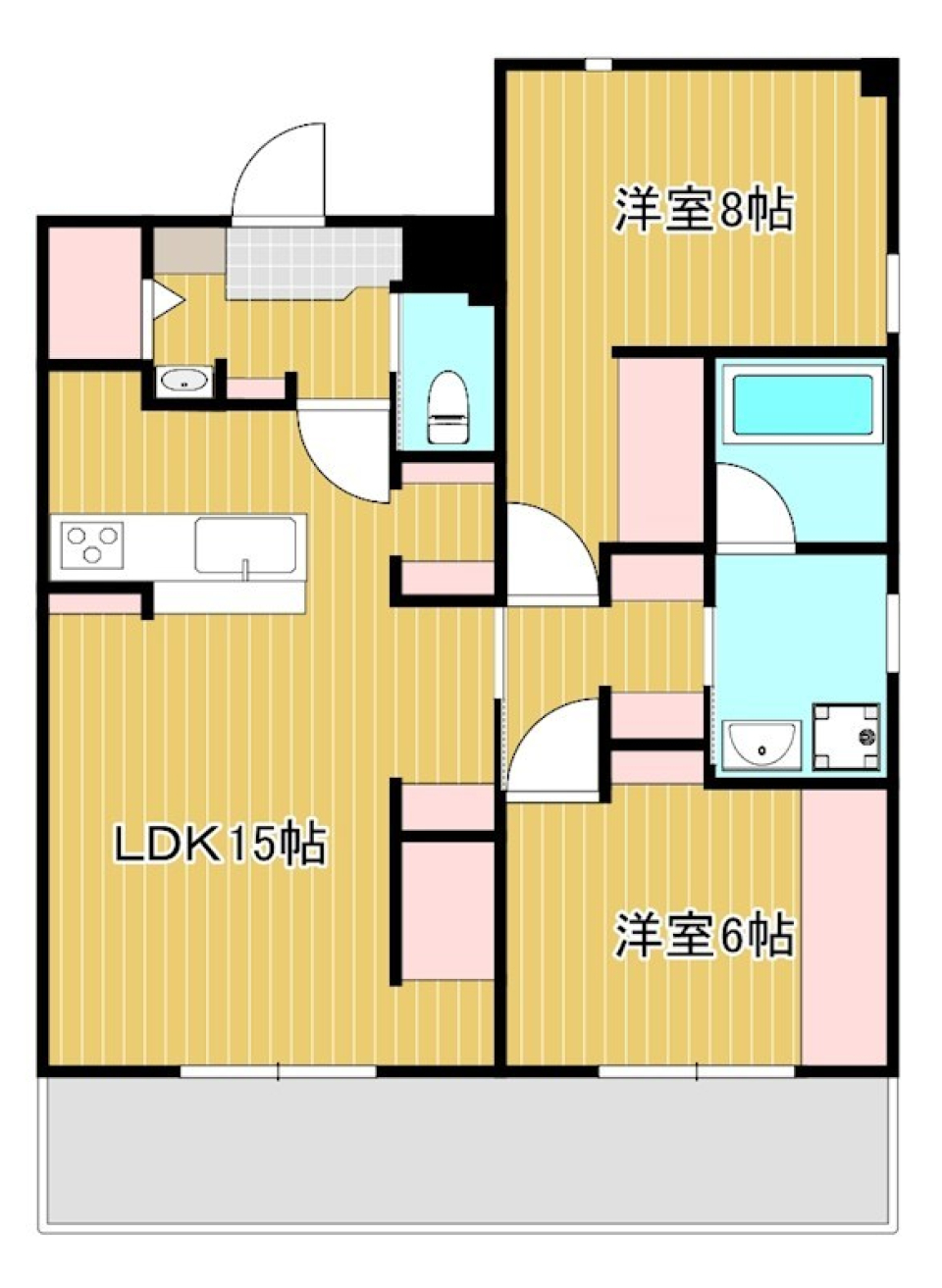 駐車場2台付。収納も動線も妥協したくないあなたへの間取り図