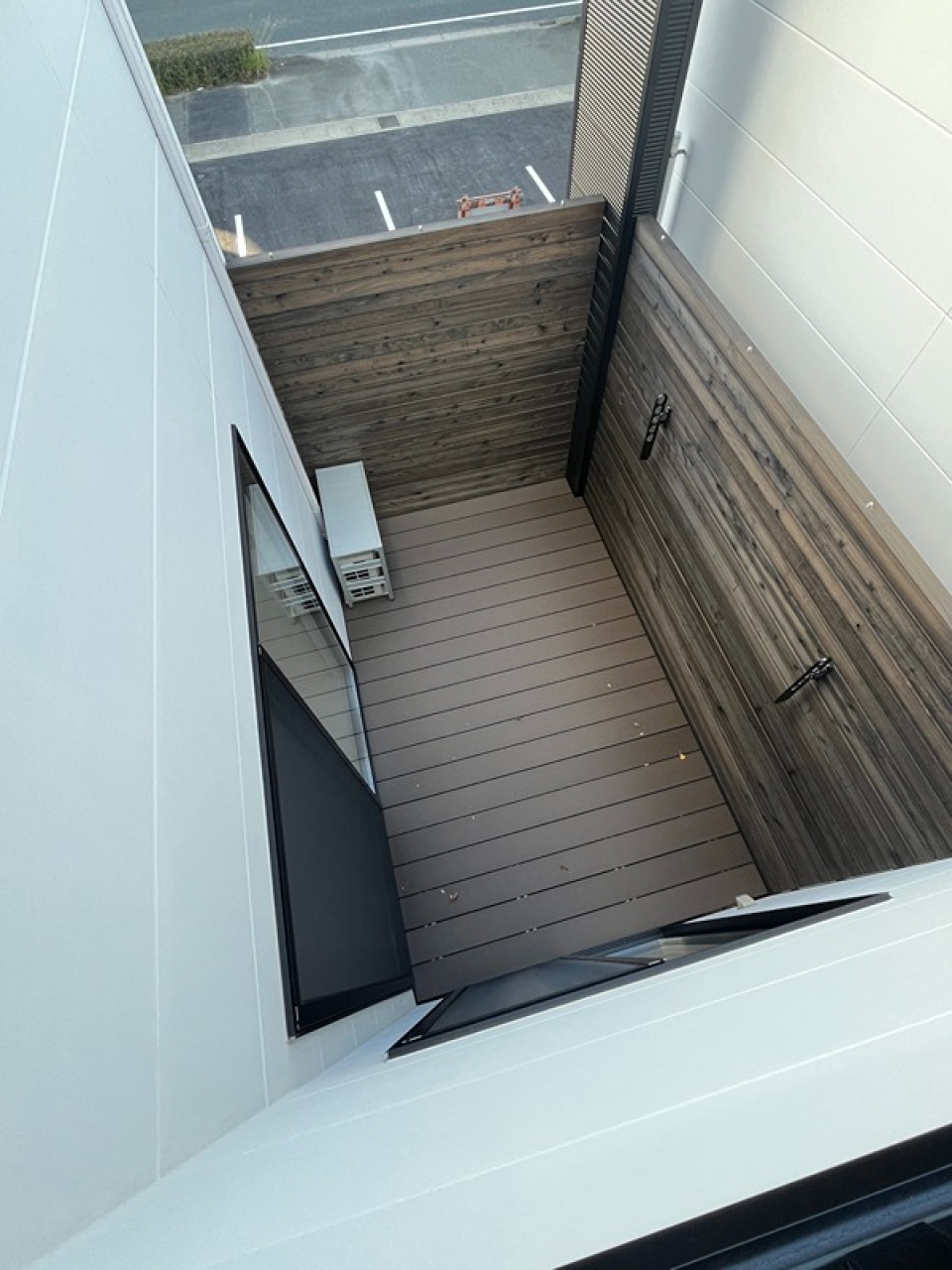 上から見た様子