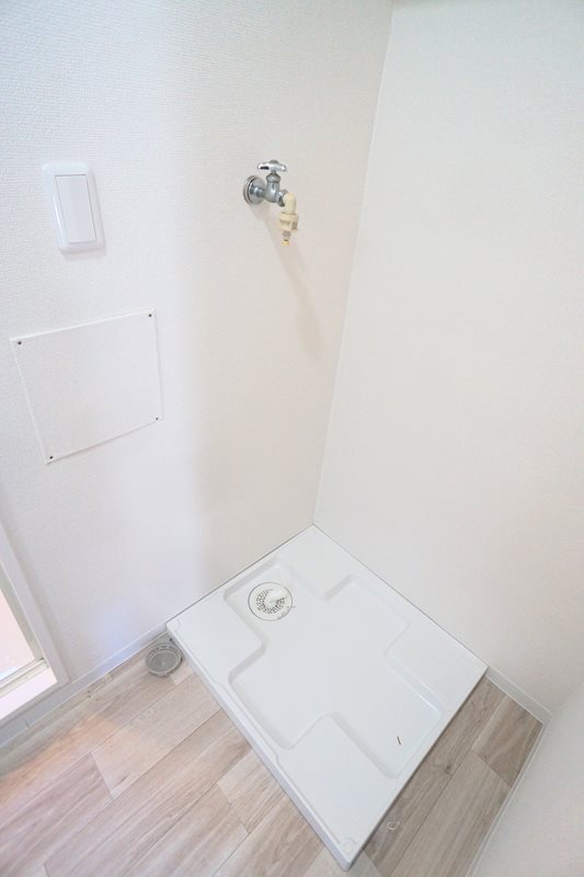 室内洗濯機は洗面の目の前