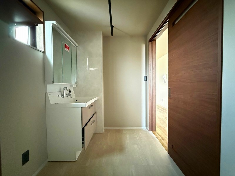 清潔感のある洗面スペース